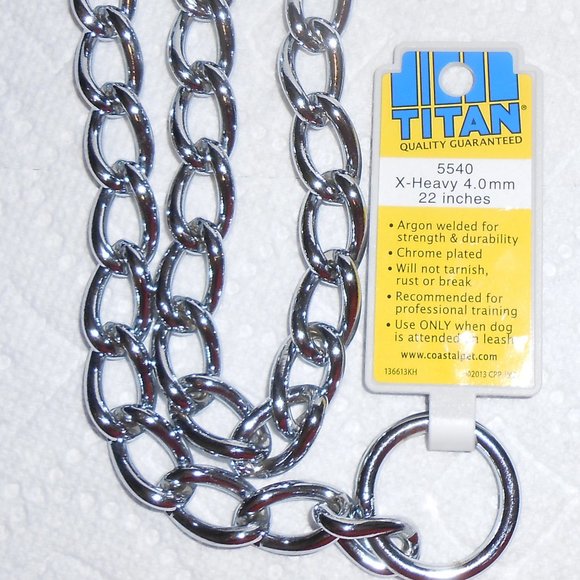 NWT Titan Heavy 22 Inch Dog Choker Collar - Picture 3 of 5